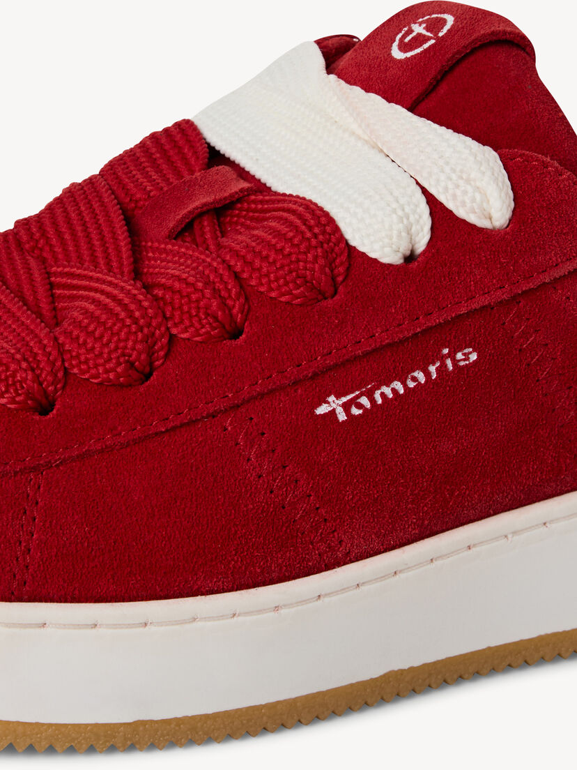 Leren Sneaker - rood