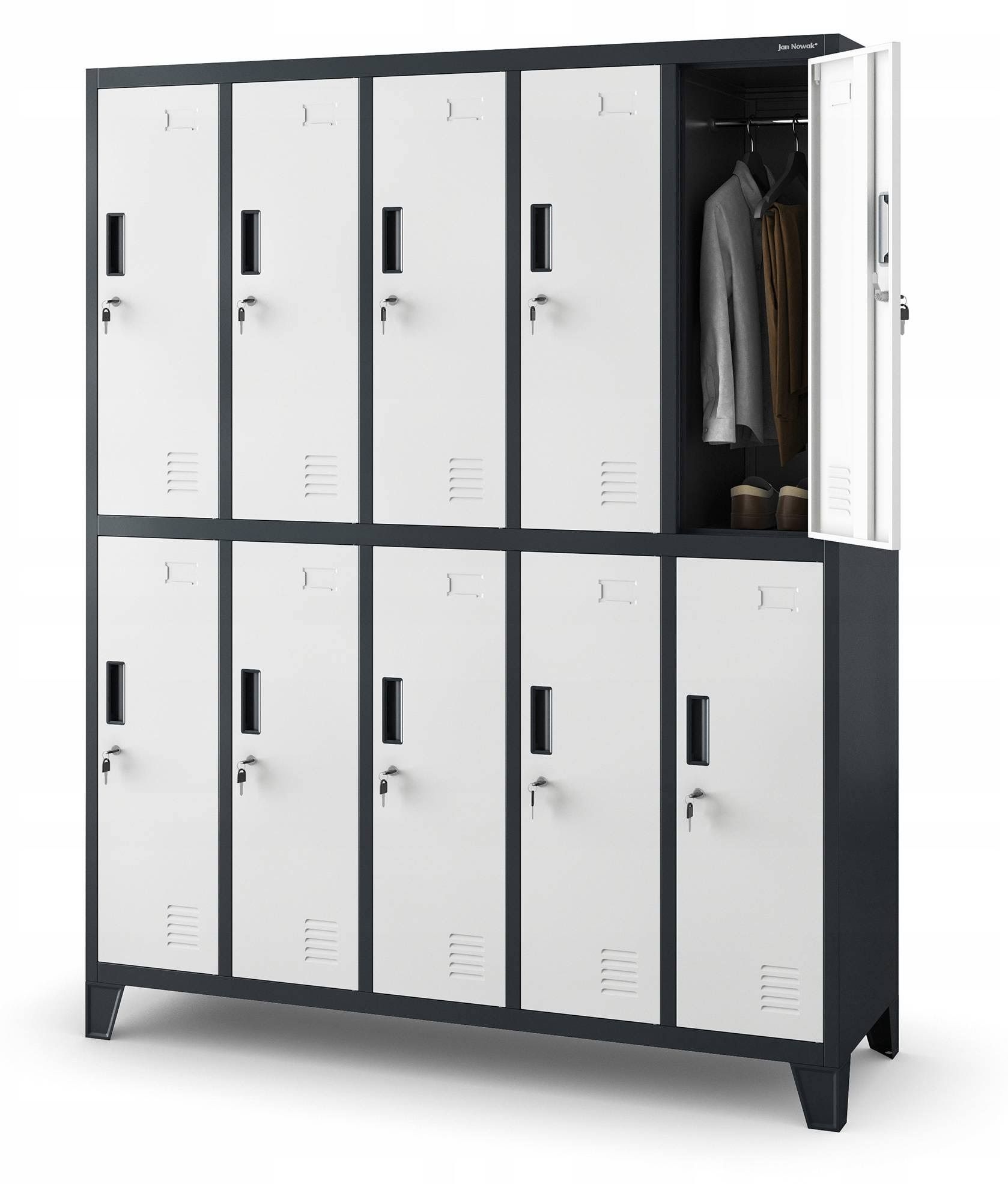 Jan Nowak Umkleideschrank Bartek 136 x 172 x 45cm