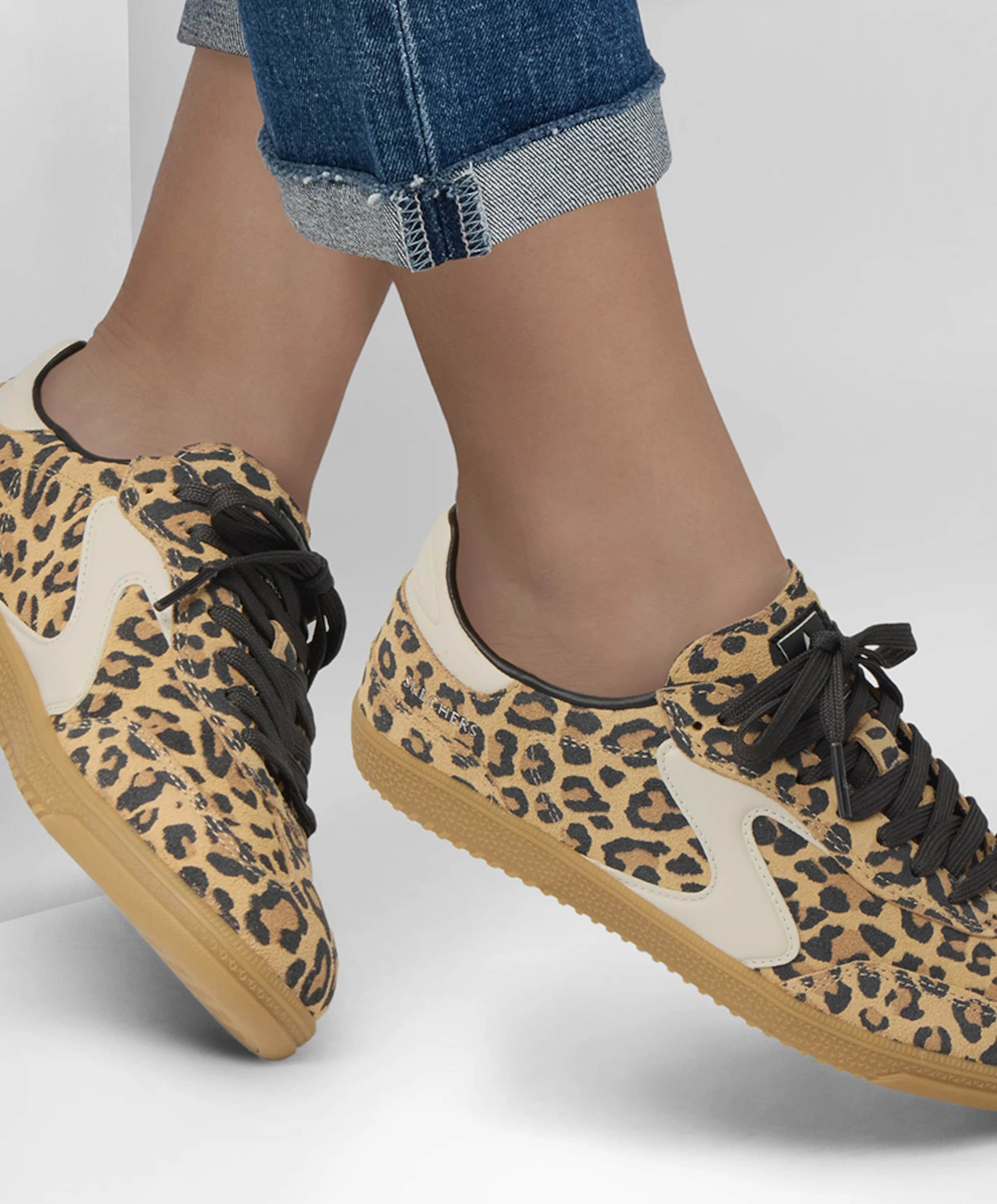 Skechers HOTSHOT dames sneakers bruin