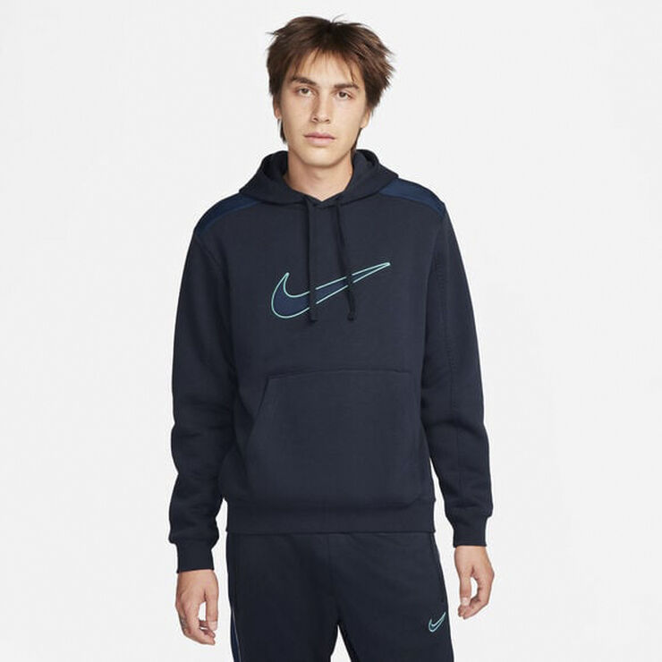 Nike Sportswear Fleece hættetrøje Blå