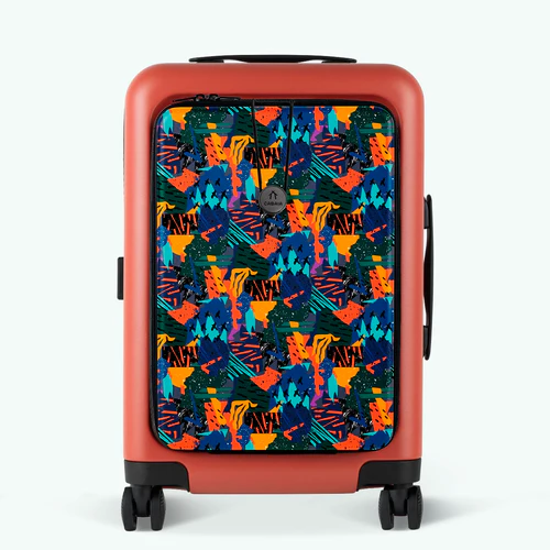 Valise rigide 4 roues LHR Pochette Boulogne orange