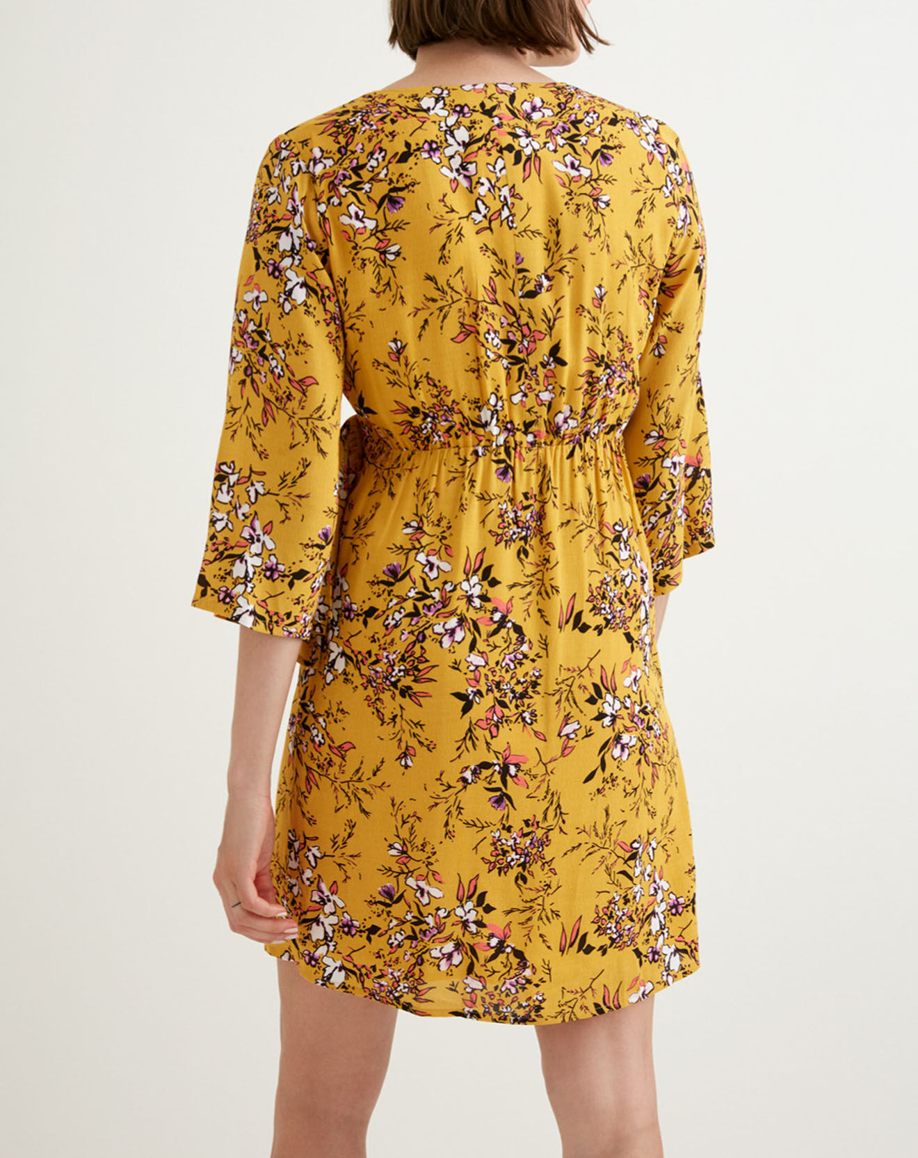 Suncoo Robe Cristina imprimée ocre