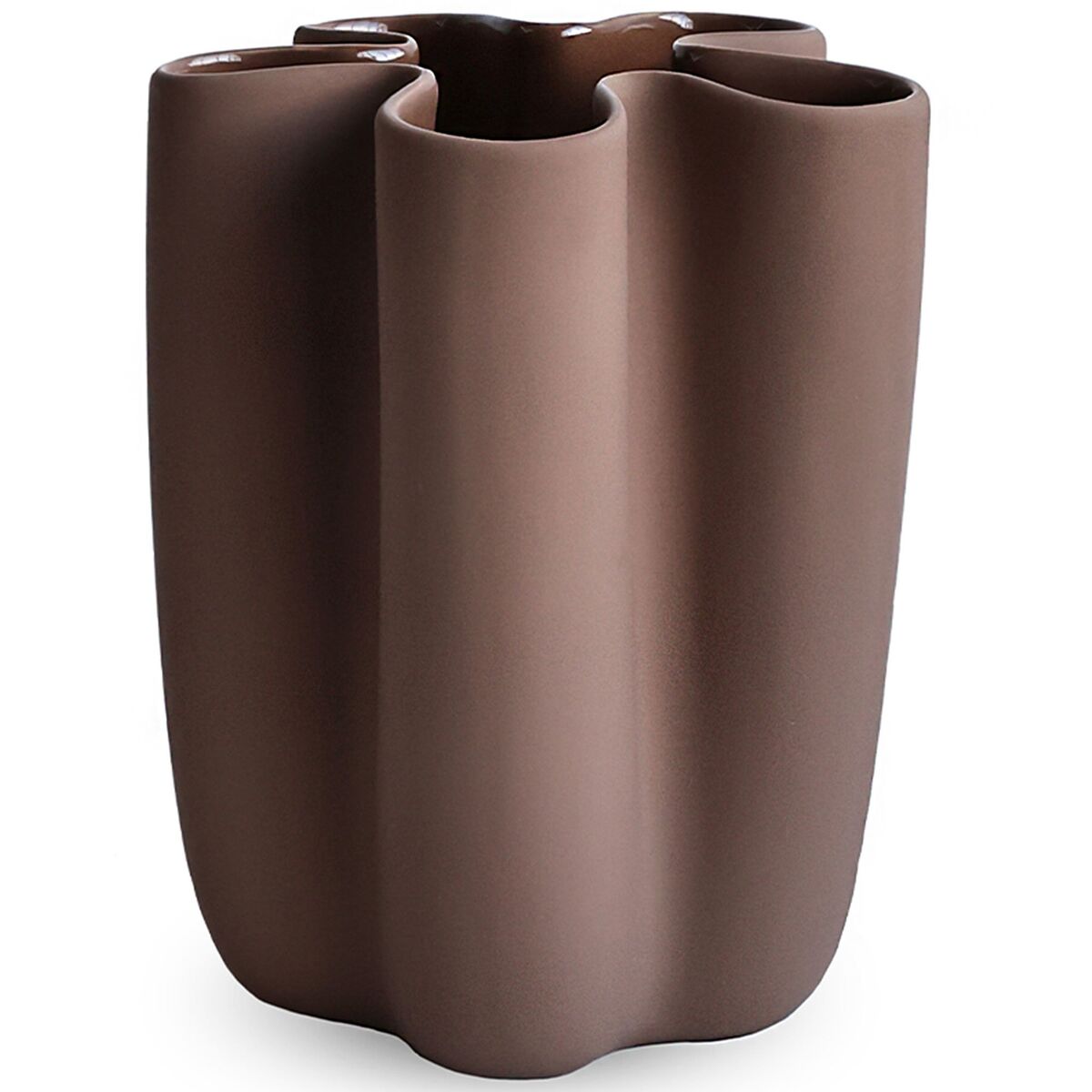 Tulipa vase, 20 cm, hazelnut
