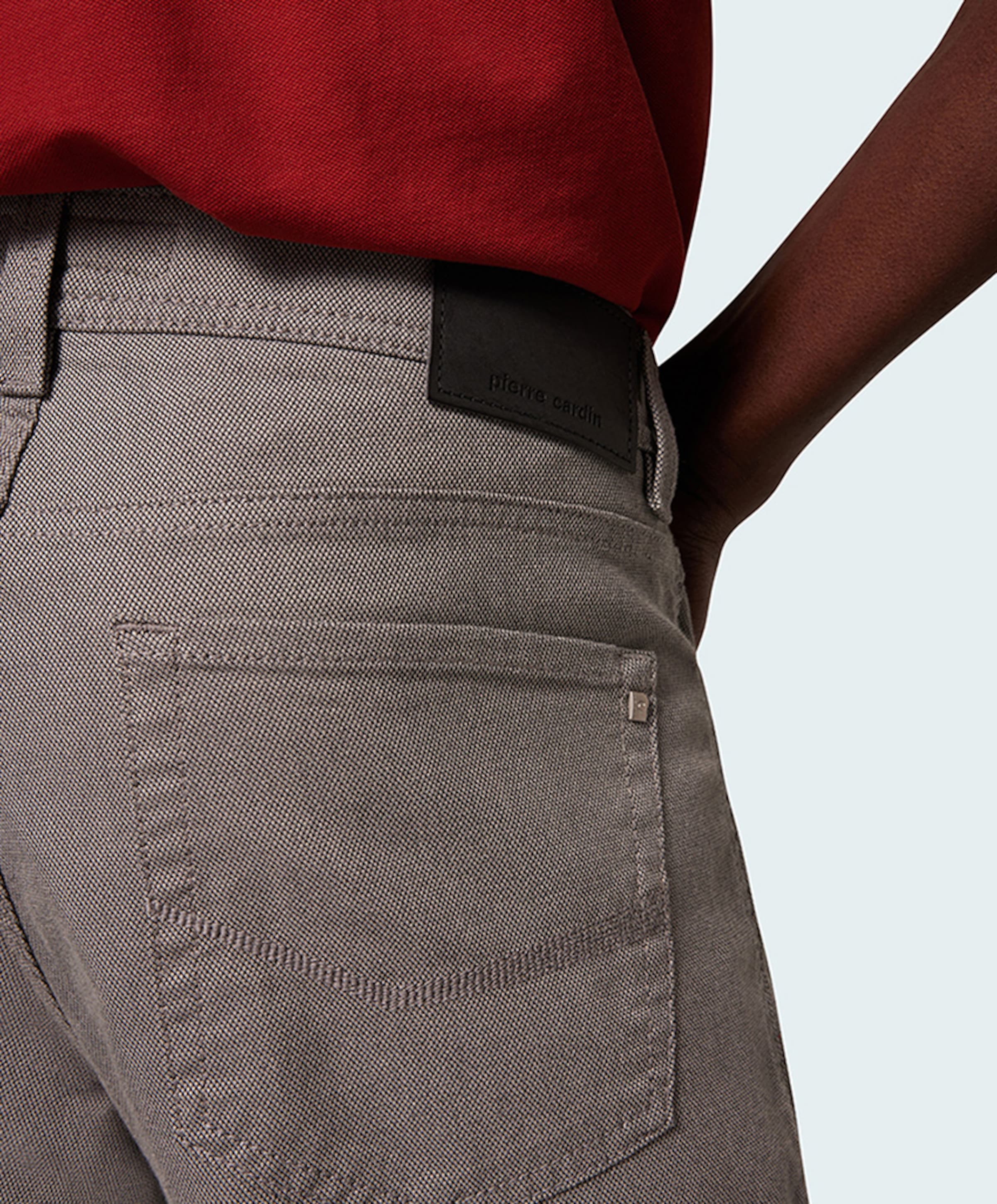 Pierre Cardin Lyon tapered heren broek grijs