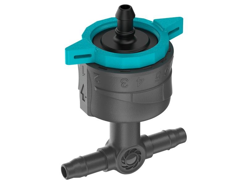 GARDENA Regulierbarer Reihentropfer Micro-Drip-System 1-8 l Regulierbare Bewässerung von in Reihe stehenden Pflanzen
