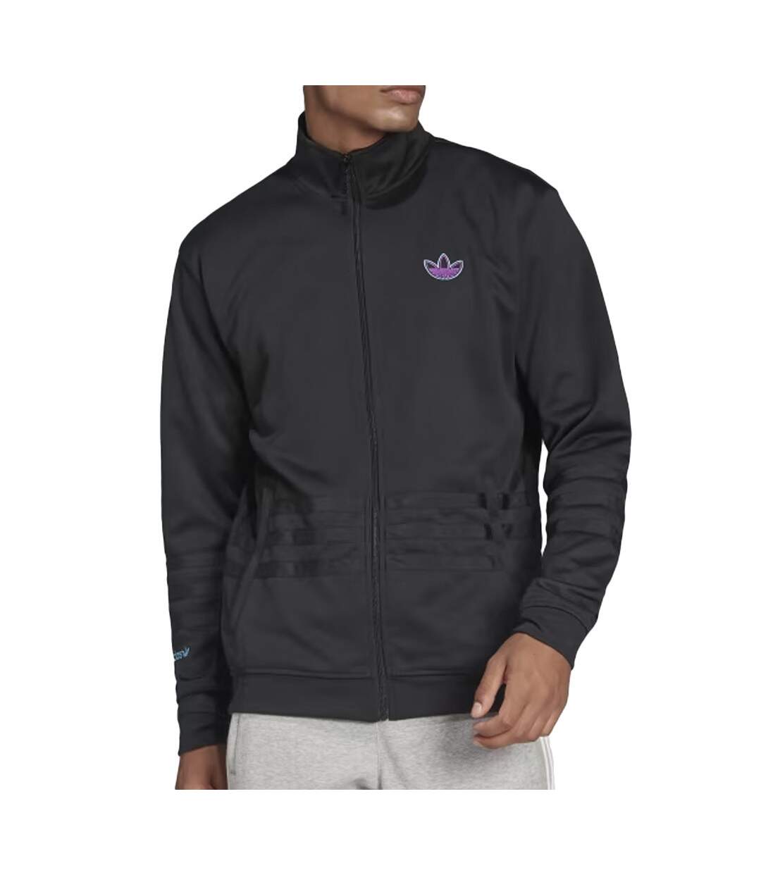 Veste Noir Homme Adidas HE4689