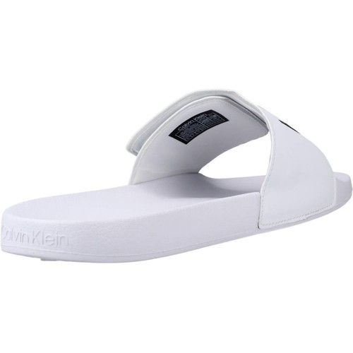 Calvin Klein Jeans - POOL SLIDE ADJ Blanco