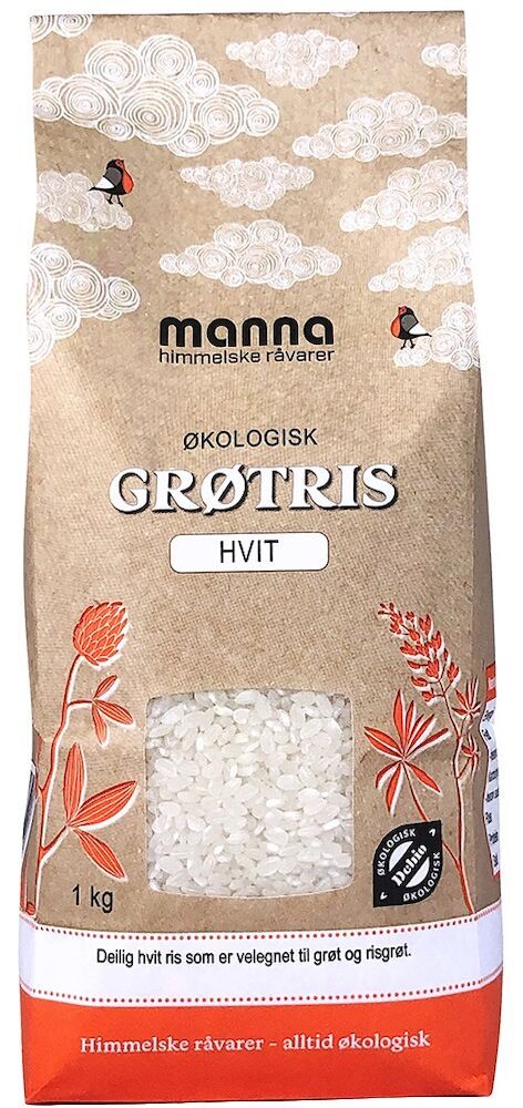 Manna Grøtris Hvit