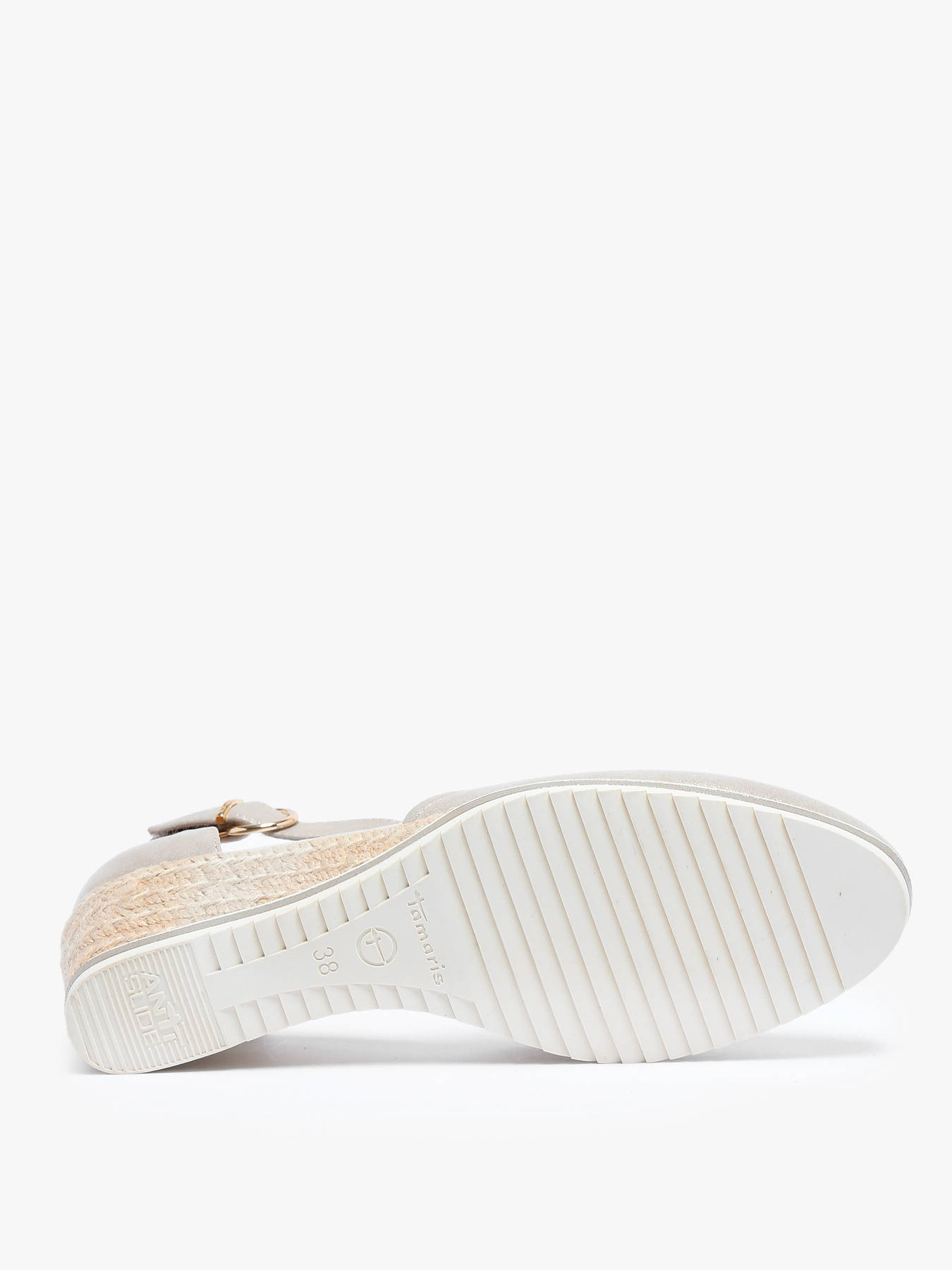 Escarpins semelle compense en cuir TAMARIS