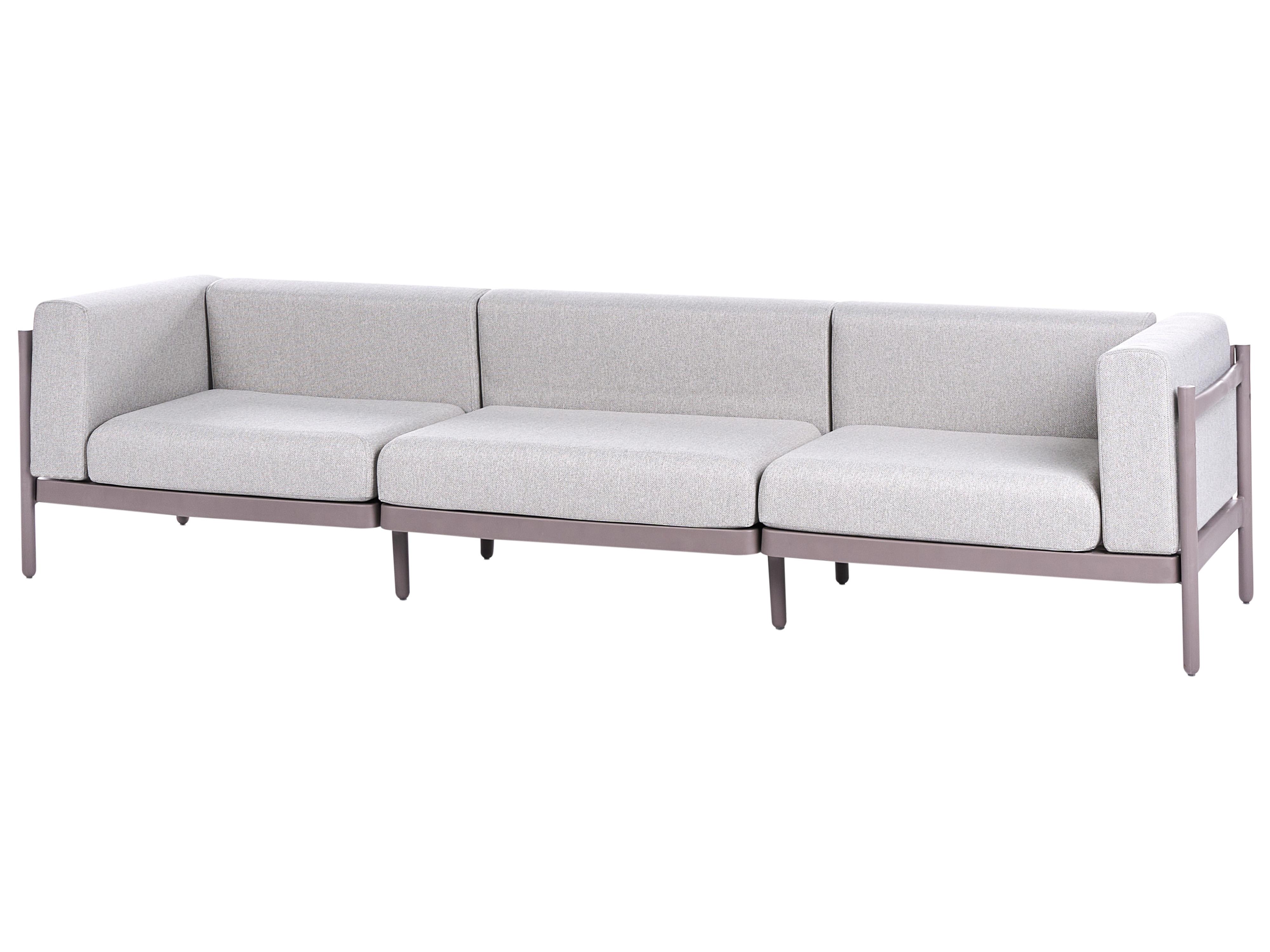 Tuin loungebank 3-zits FERRETTI Taupe