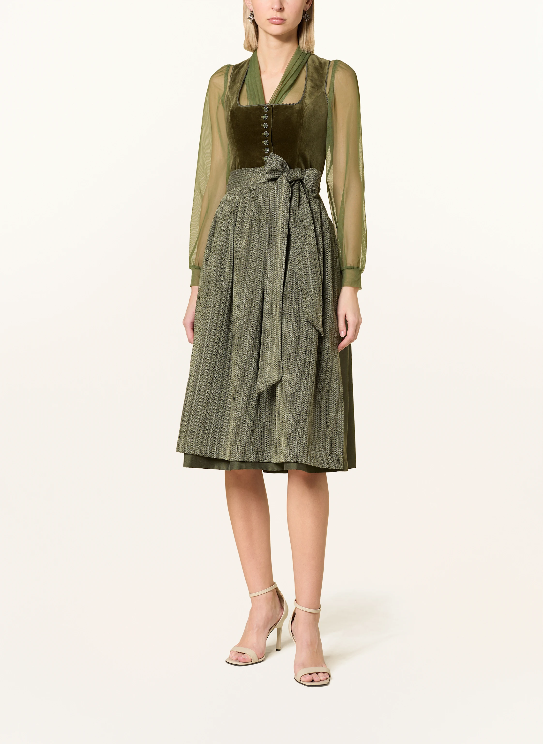 Johann & Johanna Dirndlbluse aus Mesh