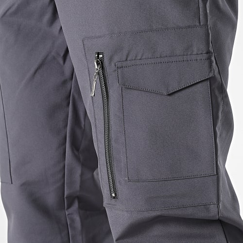 Pantalon Jogging A Bandes SV-001 Gris Anthracite