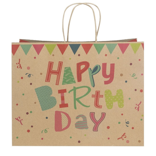 Geschenktasche - Happy Birthday - Größe M