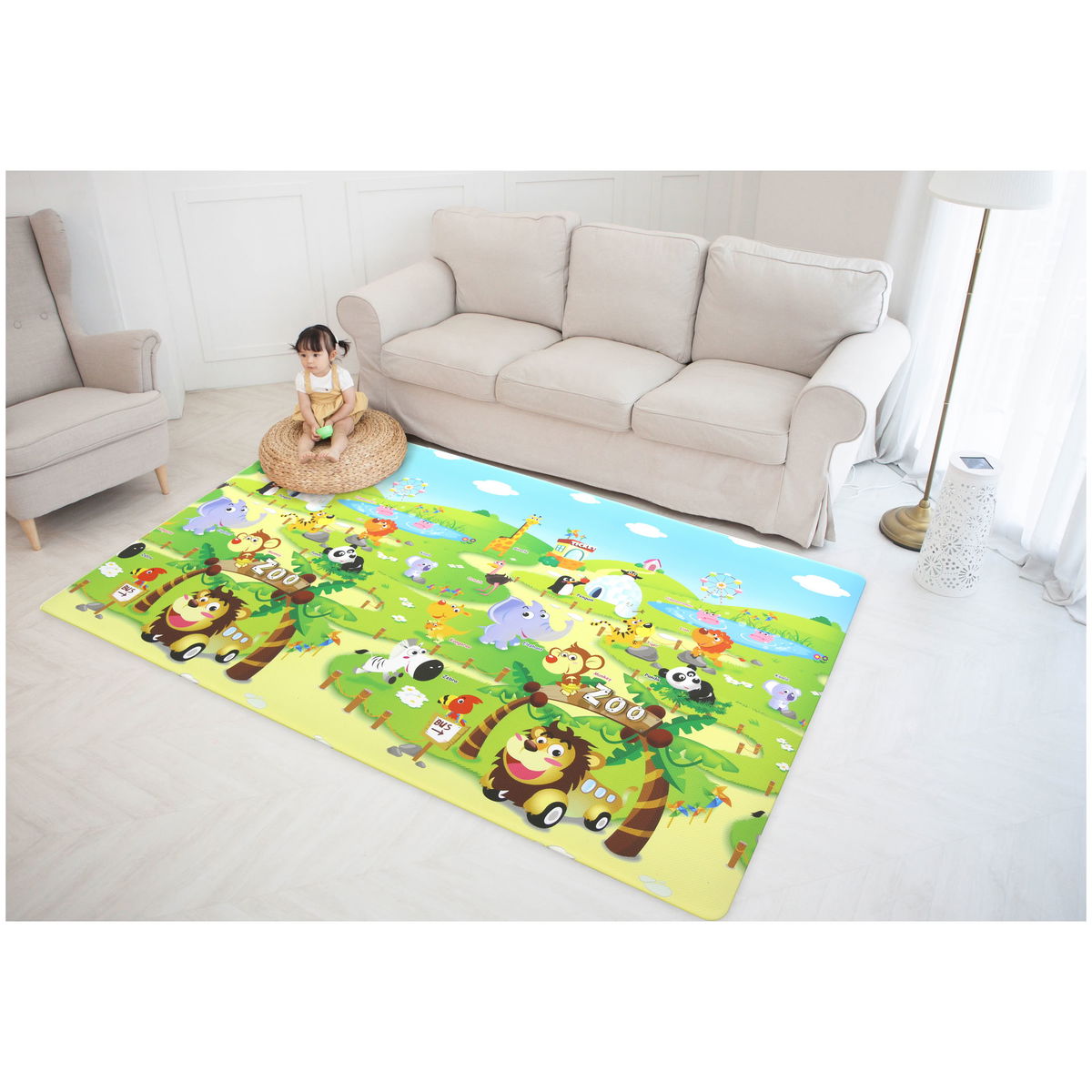 DwingulerDwinguler   Spielmatte 190x130cm Zoo