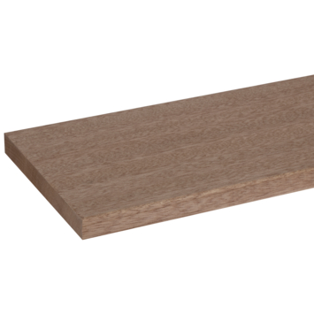 Schaaflat hardhout 21x190mm 270cm