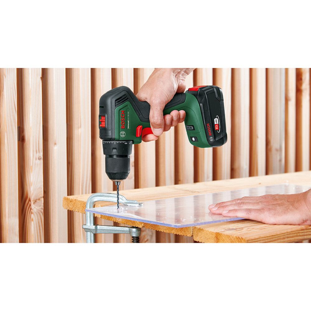 DRILL BOSCH UNIVERSALDRILL 18V-60 2X2,0AH