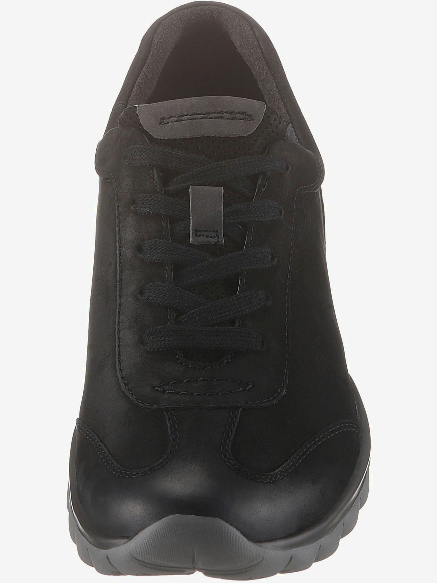 Baskets compensées lacets au style sportif