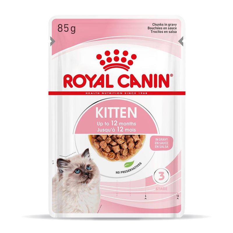 Royal Canin Kitten en sauce pour chaton