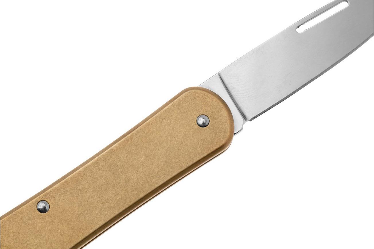 Fox Vulpis FX-VP108-OT Polished M390, Brass, zakmes