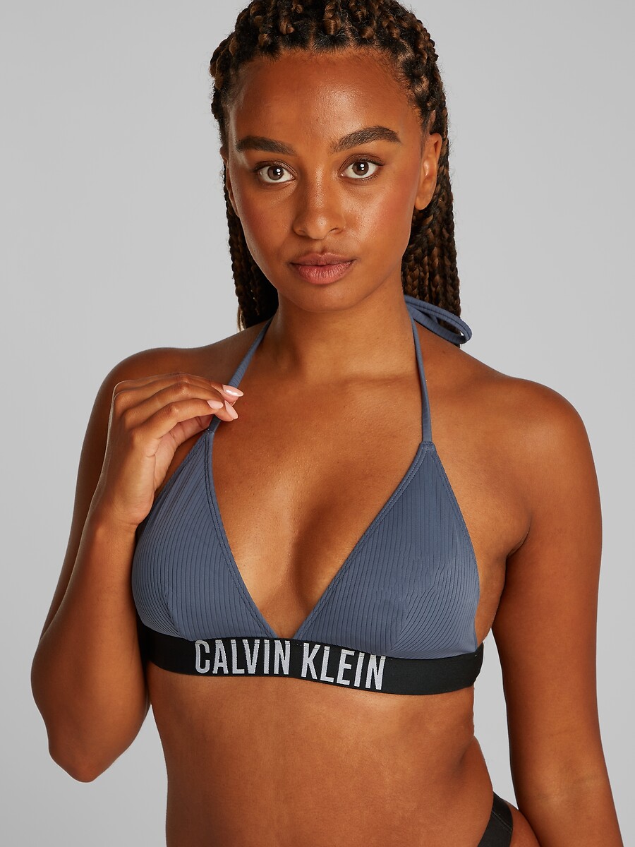 CALVIN KLEIN ROUPA ÍNTIMA<br>Biquíni canelado Intense Power RIB
