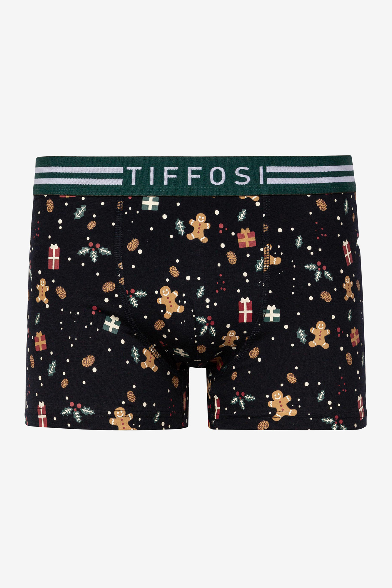 Cuecas boxer com estampa natalina