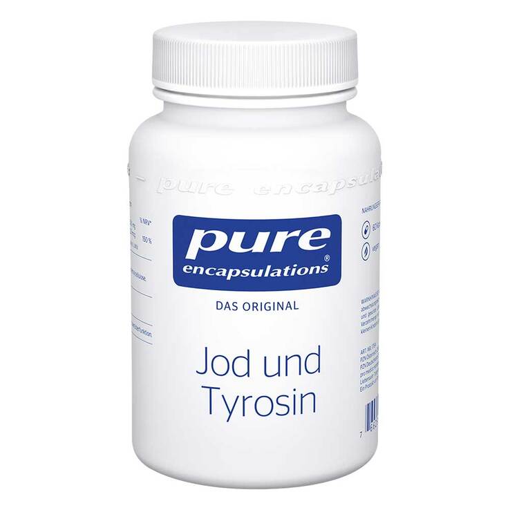 Pure Encapsulations Jod und Tyrosin Kapseln, 60 St
