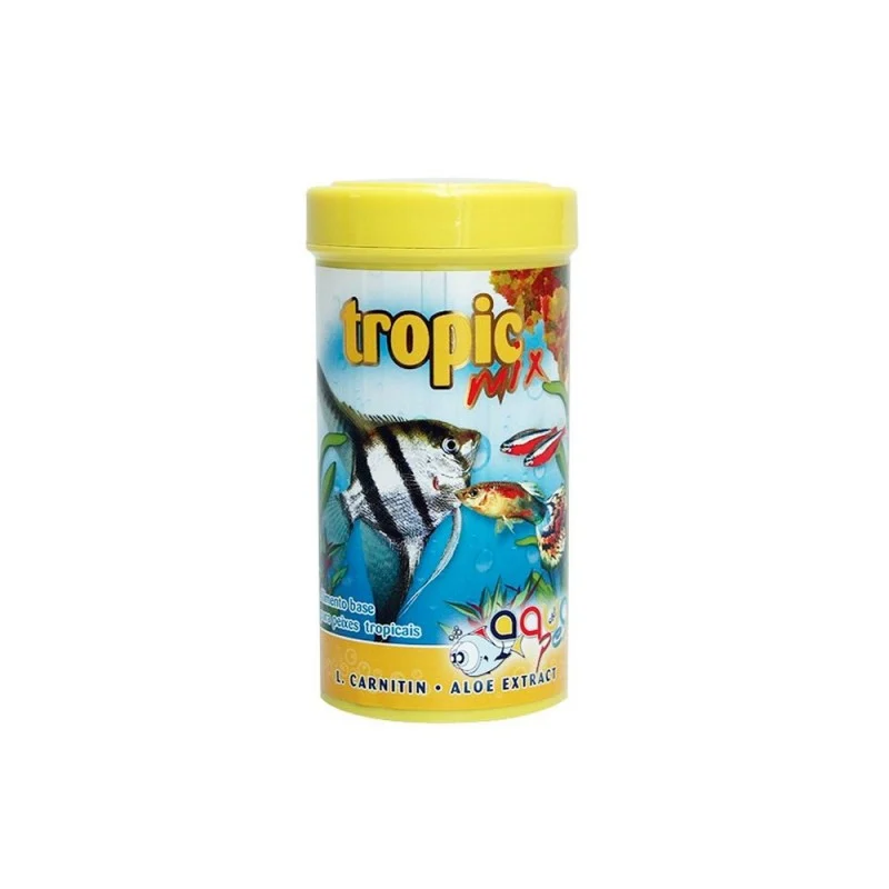 Alimento completo para todas as espécies de peixes tropicais de água doce 250ml OrniEx