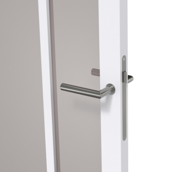 Arne & Bodil binnendeur ABE108 brons glas - extra wit afgelakt