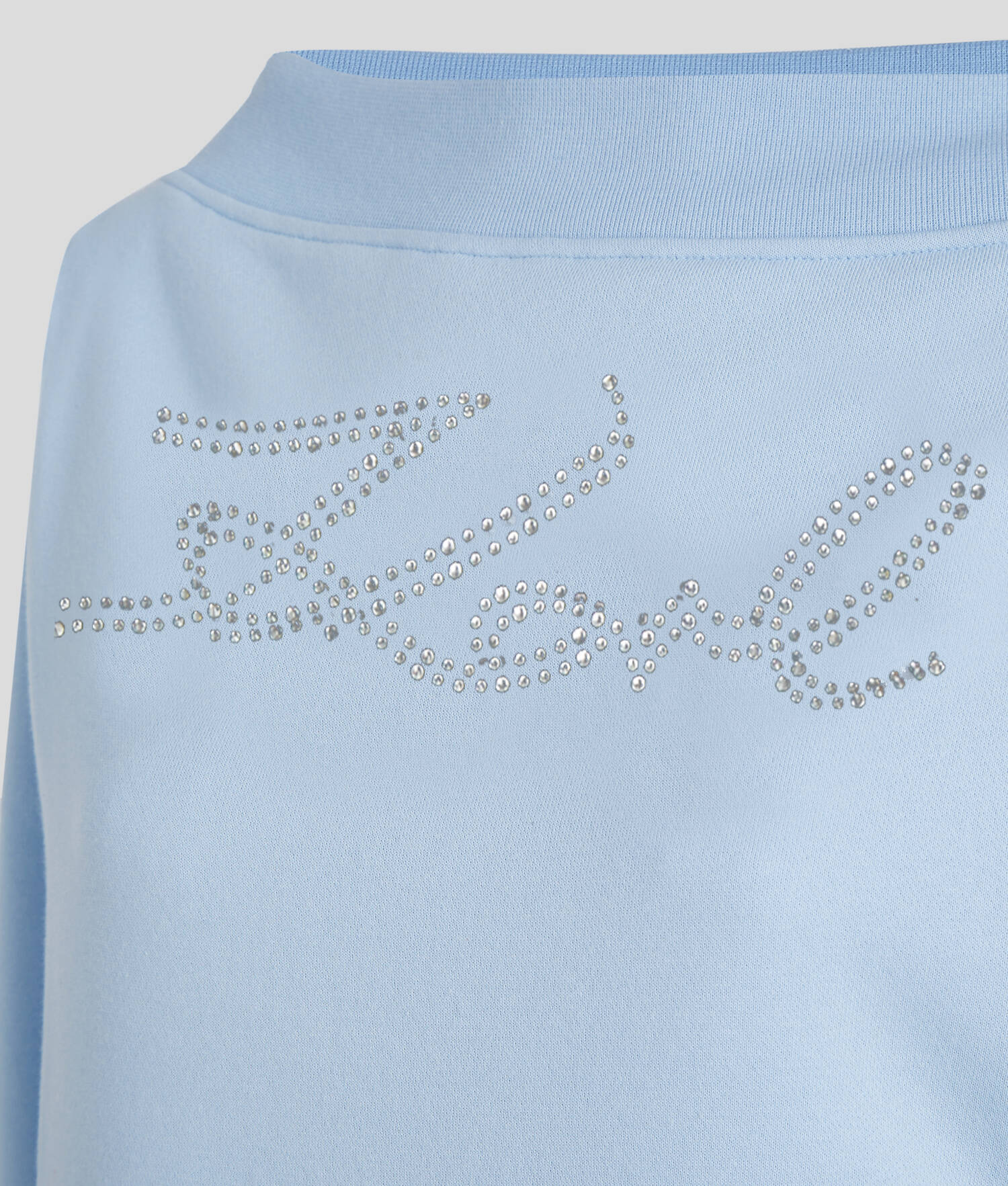 SWEAT-SHIRT À STRASS KARL SIGNATURE