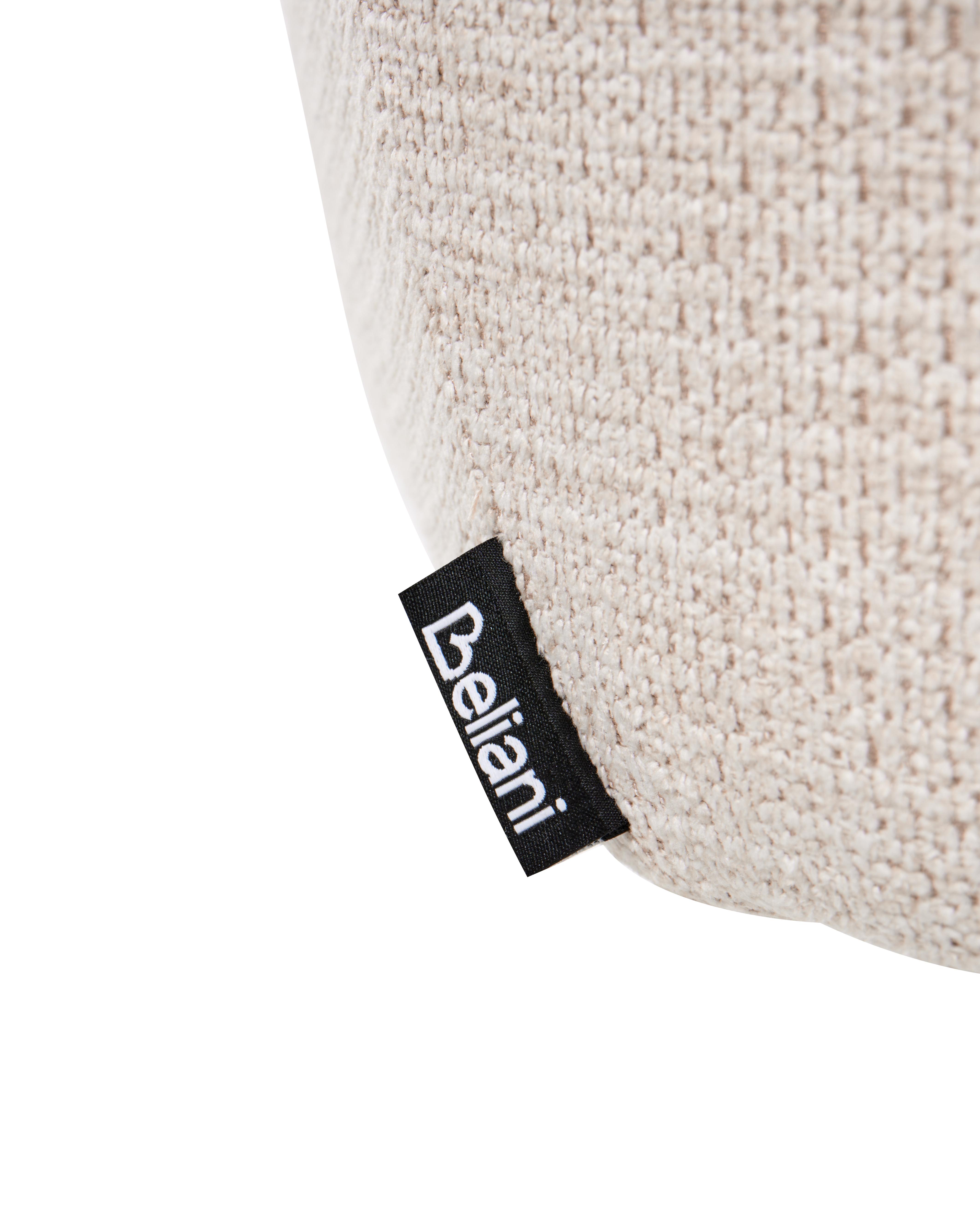 Set van 2 eetkamerstoelen draaibaar LIKELY Stof Lichtbeige
