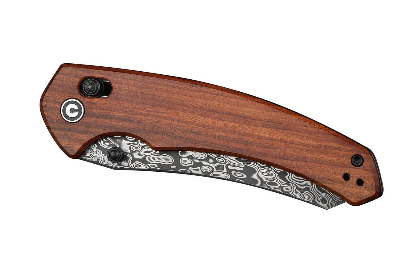 Civivi Sixgill C24050-DS1 Damascus Guibourtia Wood, zakmes, Gavko design