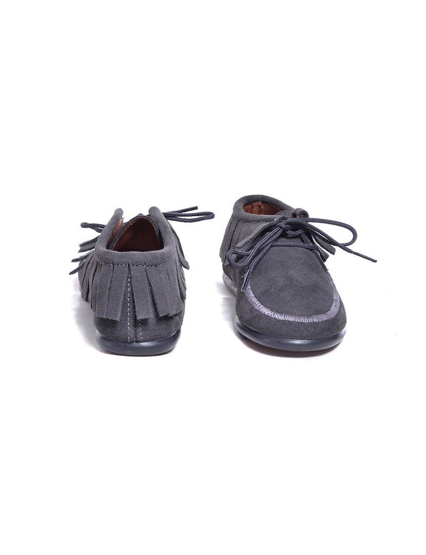 Girls' Shoes with Grey Fringes