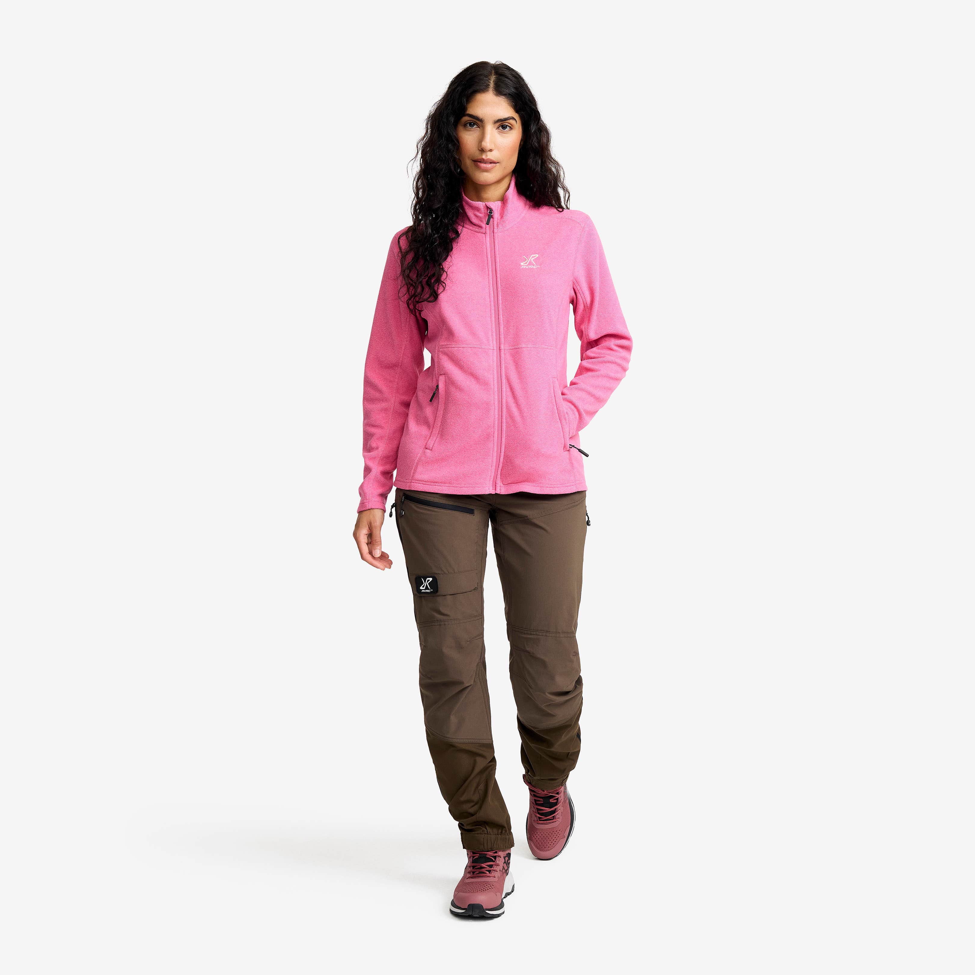 Essential Full-zip Fleece Dame Ibis Rose