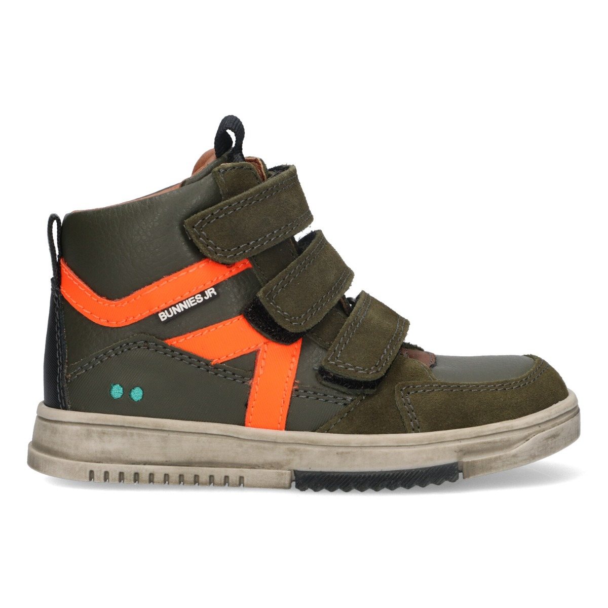 Milan Mieters - Hoge Sneakers Bunnies Groen
