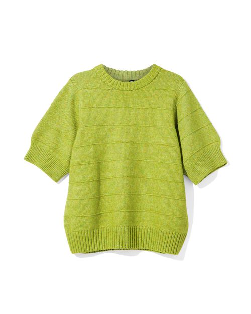 haut en tricot femme  vert