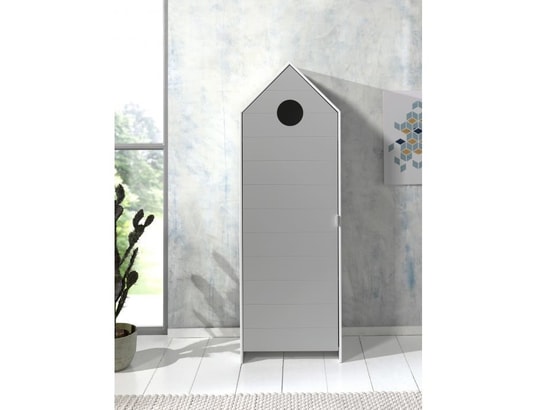 VIPACK - Armoire enfant Casami armoire 1 porte blanc + armoire ouverte + armoire 1 p...