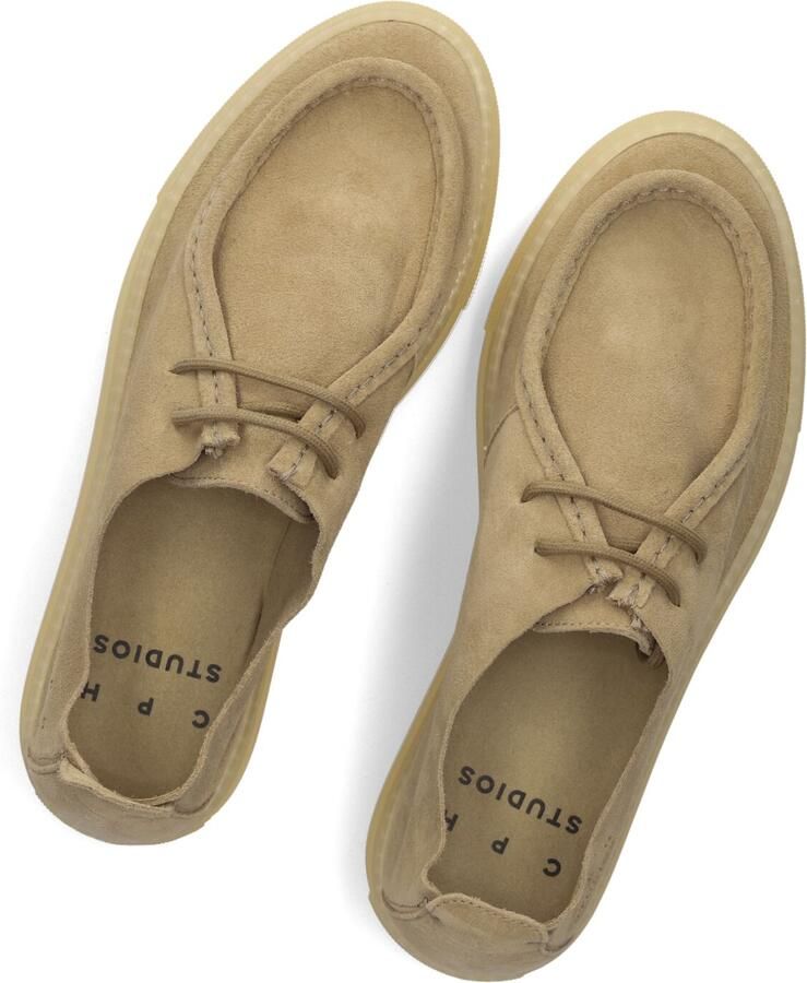 COPENHAGEN STUDIOS Veterschoenen Dames Cph172 Maat: 39 Materiaal: Suède Kleur: Beige
