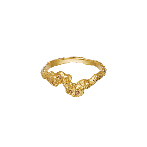 Maanesten Frida Ring, Guld, Str. 53