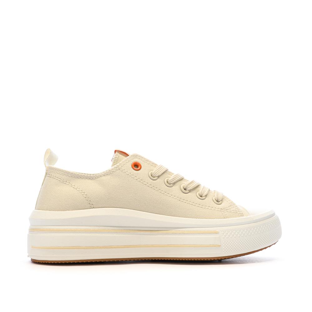 Refresh Baskets Basses Beige Femme Refresh Lona