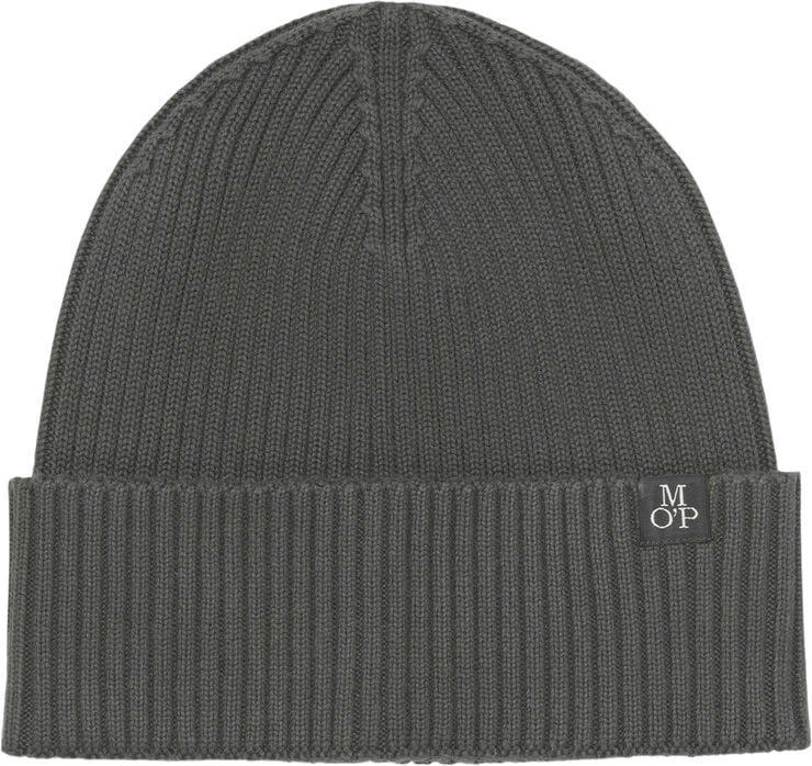 Marc O’Polo Hat, knitted, solid Gray pin