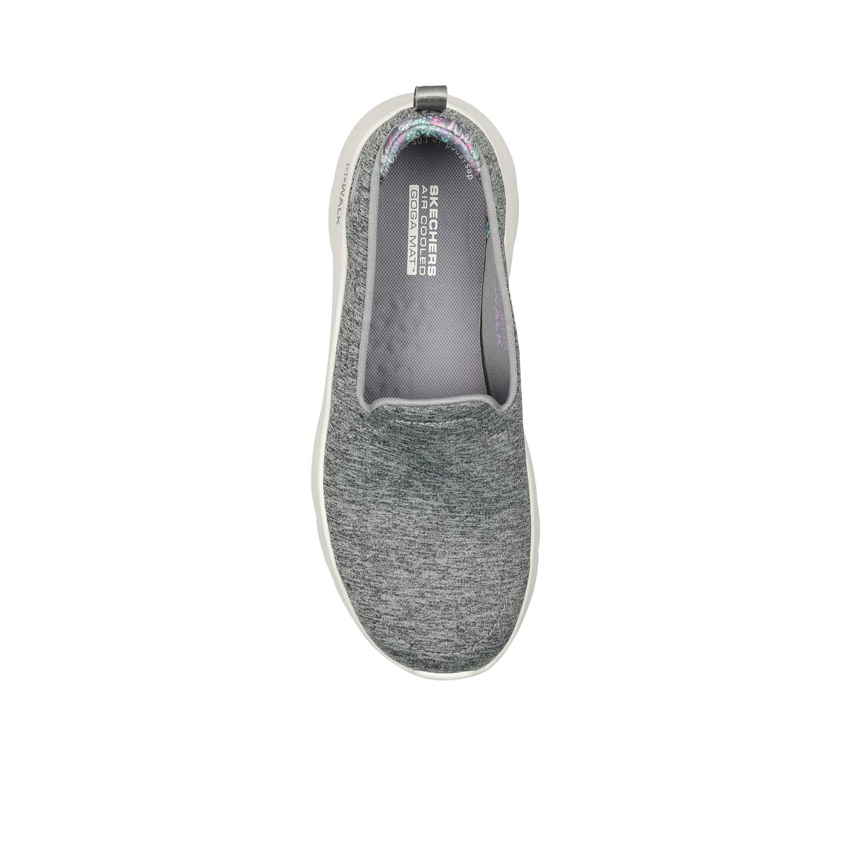 2X les points-Go_walk_flex-Baskets - Talon plat - Gris