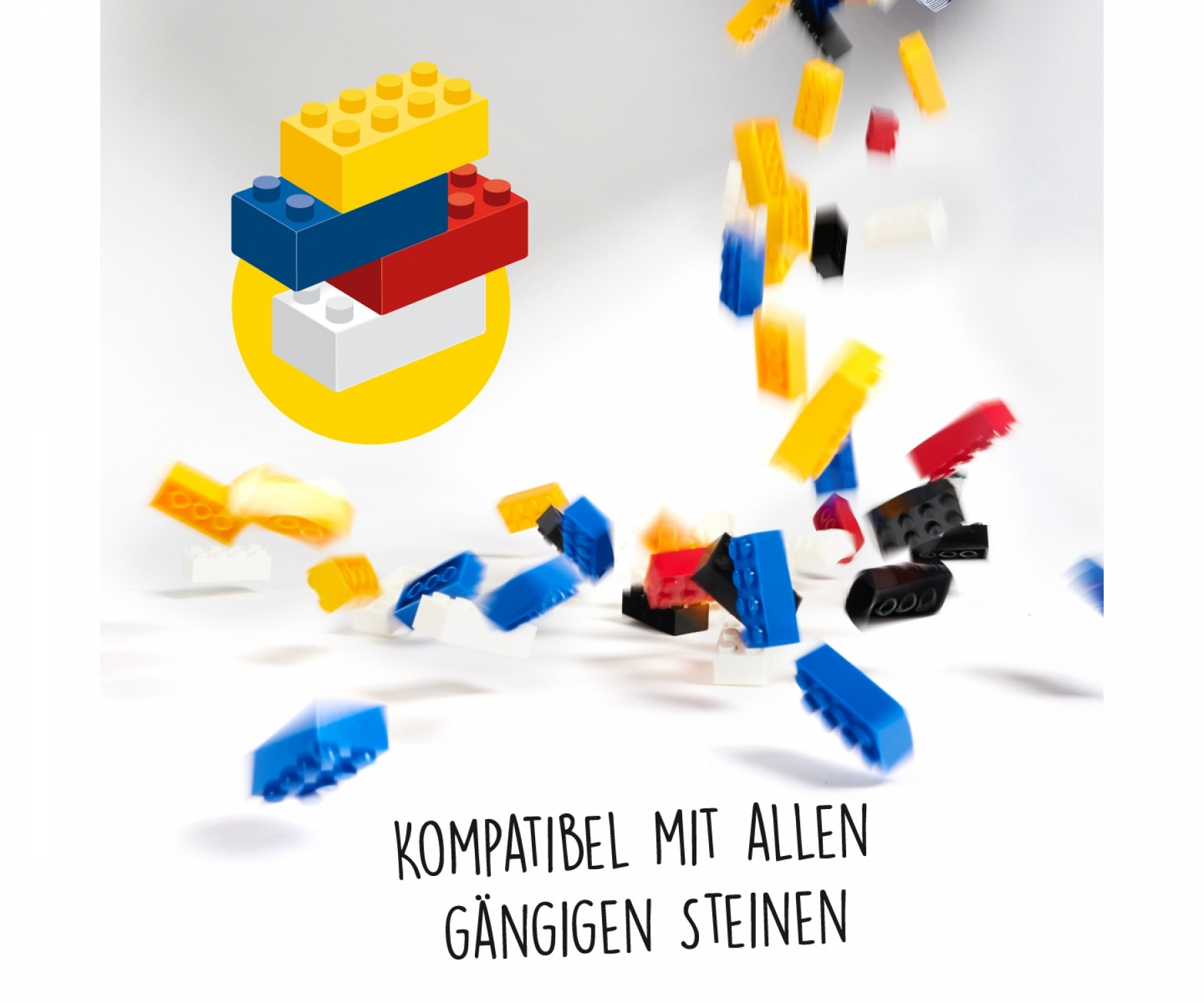 (300er Set) BLOX 8er Klemmbausteine Kinder Building Bausteine Spielzeug Bauklötze (104114202) - Bunt