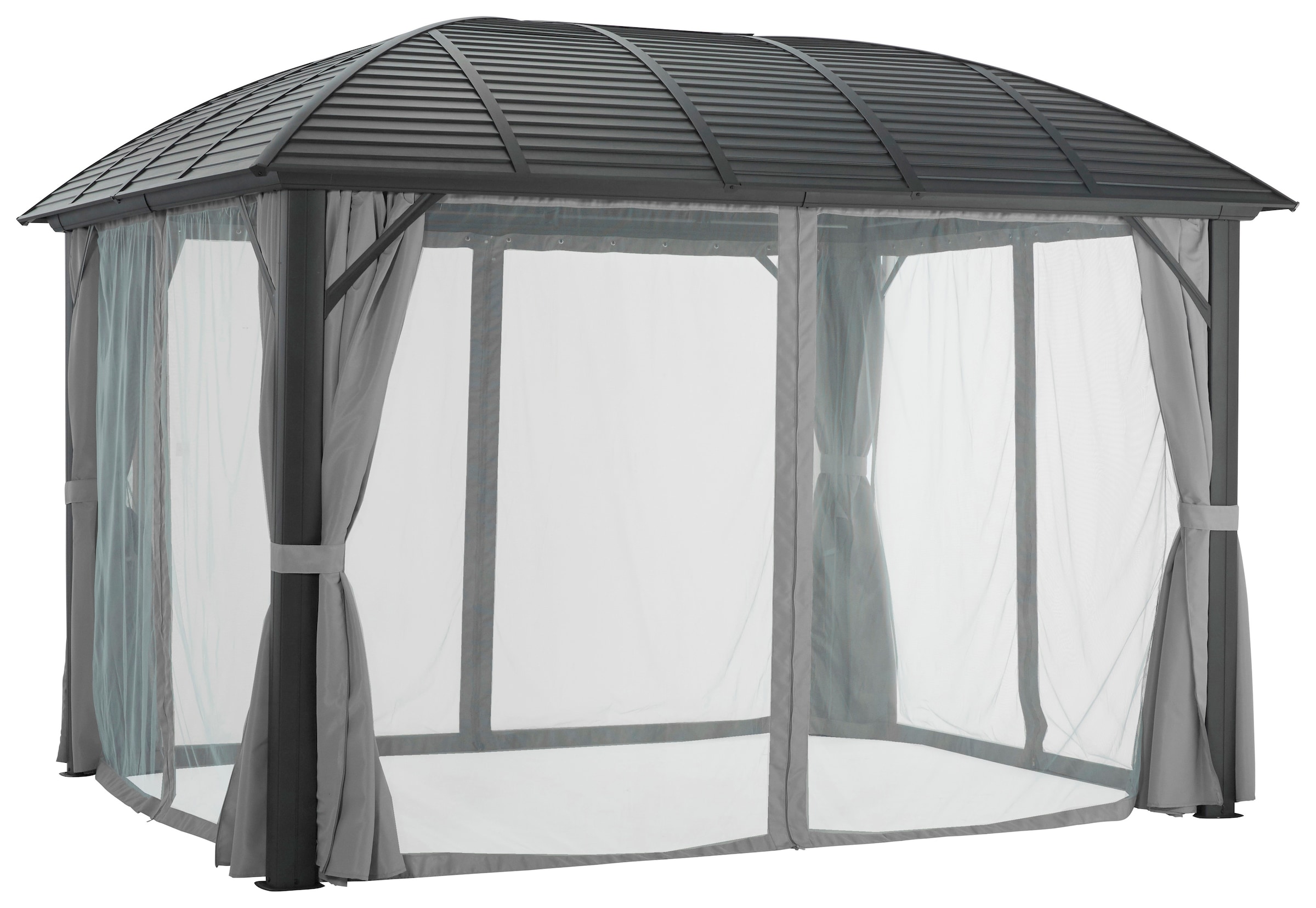 KONIFERA Pavillon »Juni« inkl. 4 Seitenteile und 4 Moskitonetzten, Aluminiumgestell