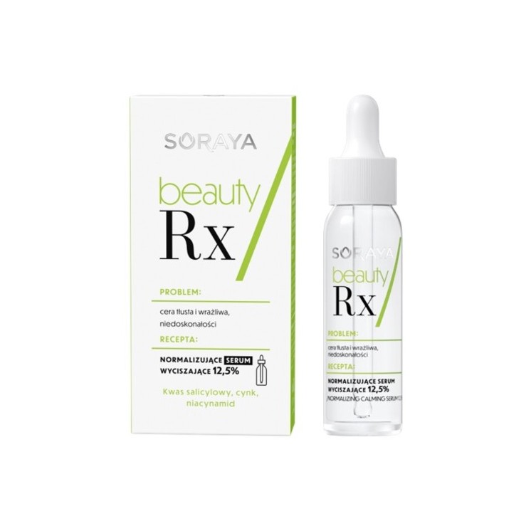 Soraya Beauty RX Normalisierendes beruhigendes Serum mit Salicylsäure, Zink und Niacinamid 30 ml