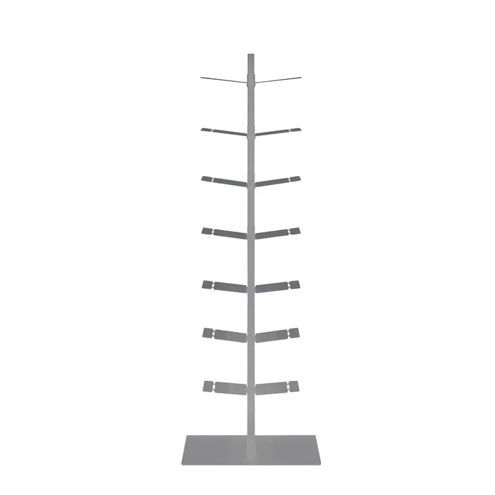 Radius Design - Booksbaum Standregal Big, double silber