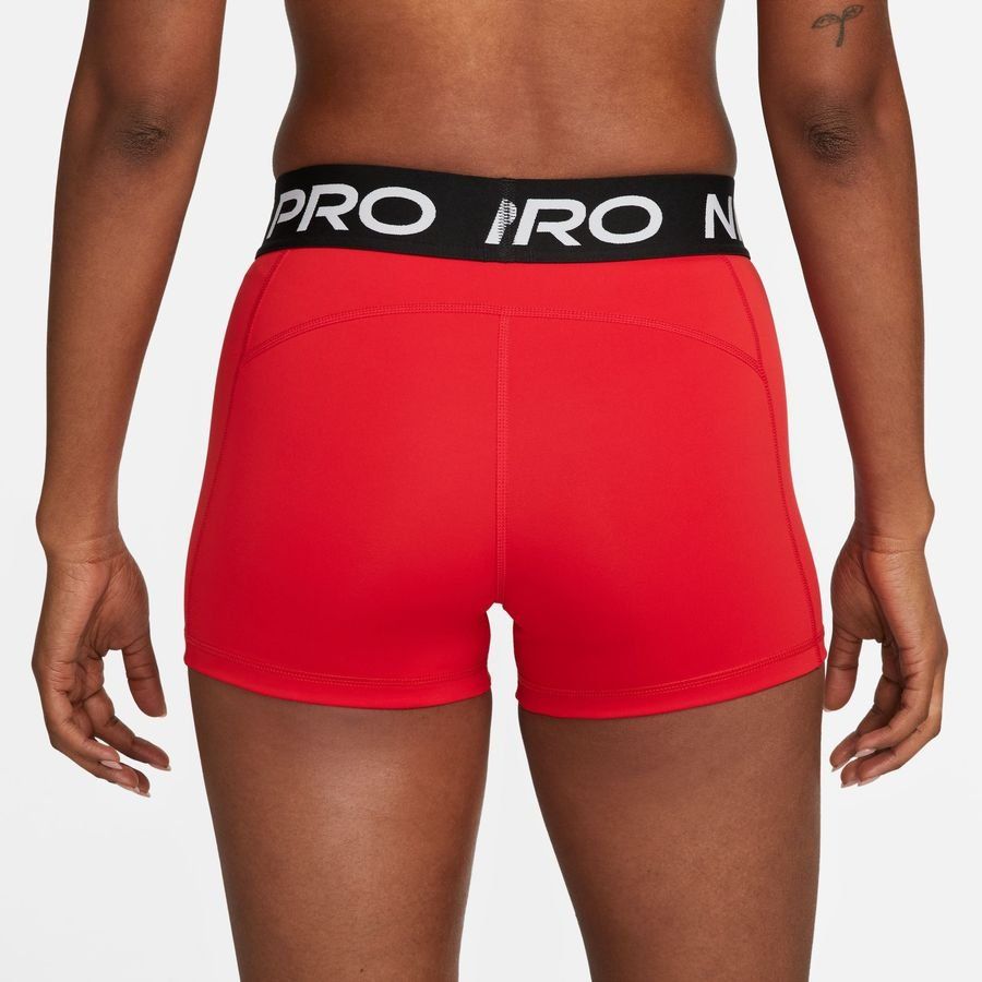 Nike Pro Collant Short 365 - Rouge/Noir/Blanc Femme