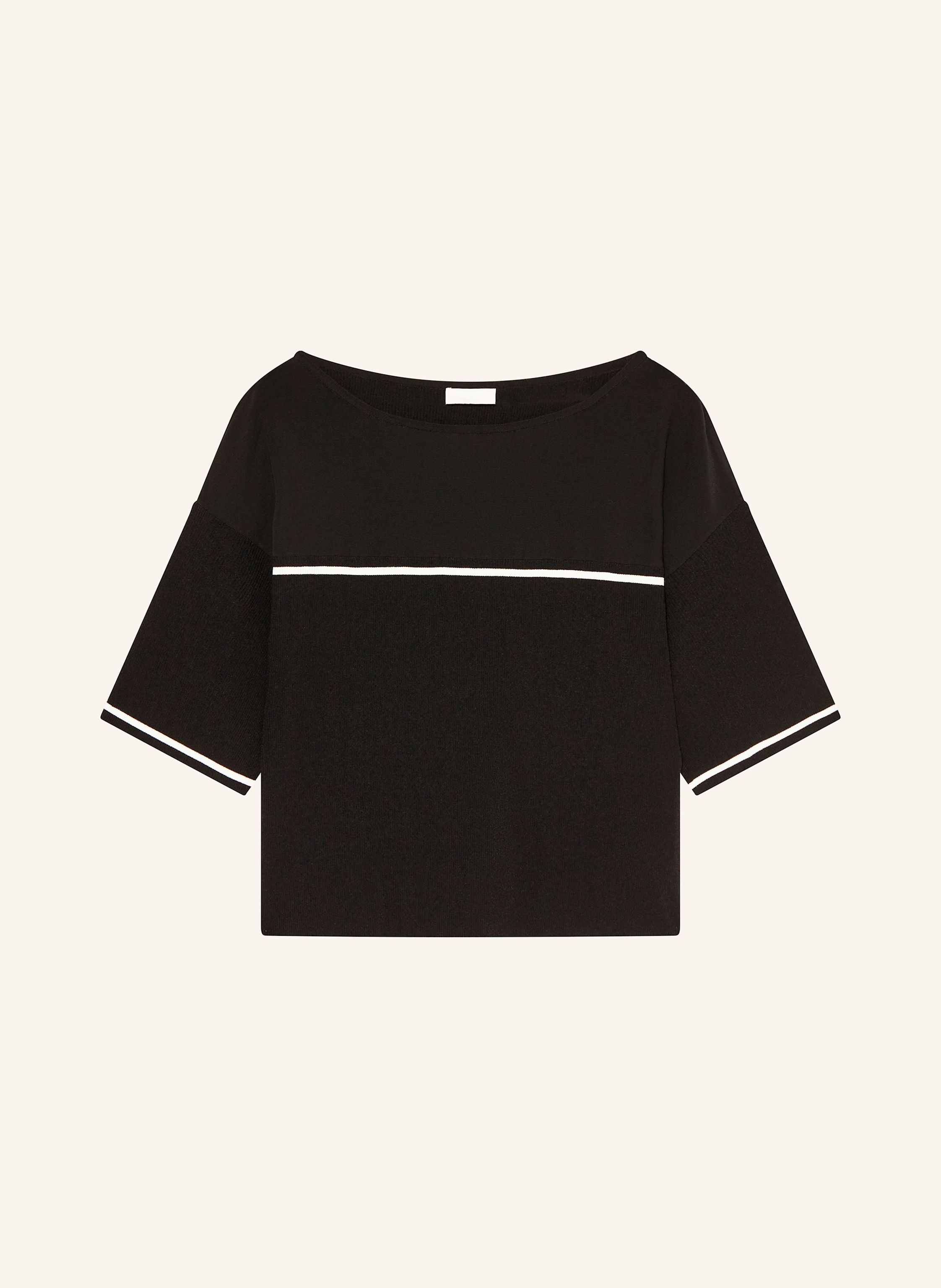 LIU JO Pullover im Materialmix mit 3/4-Arm