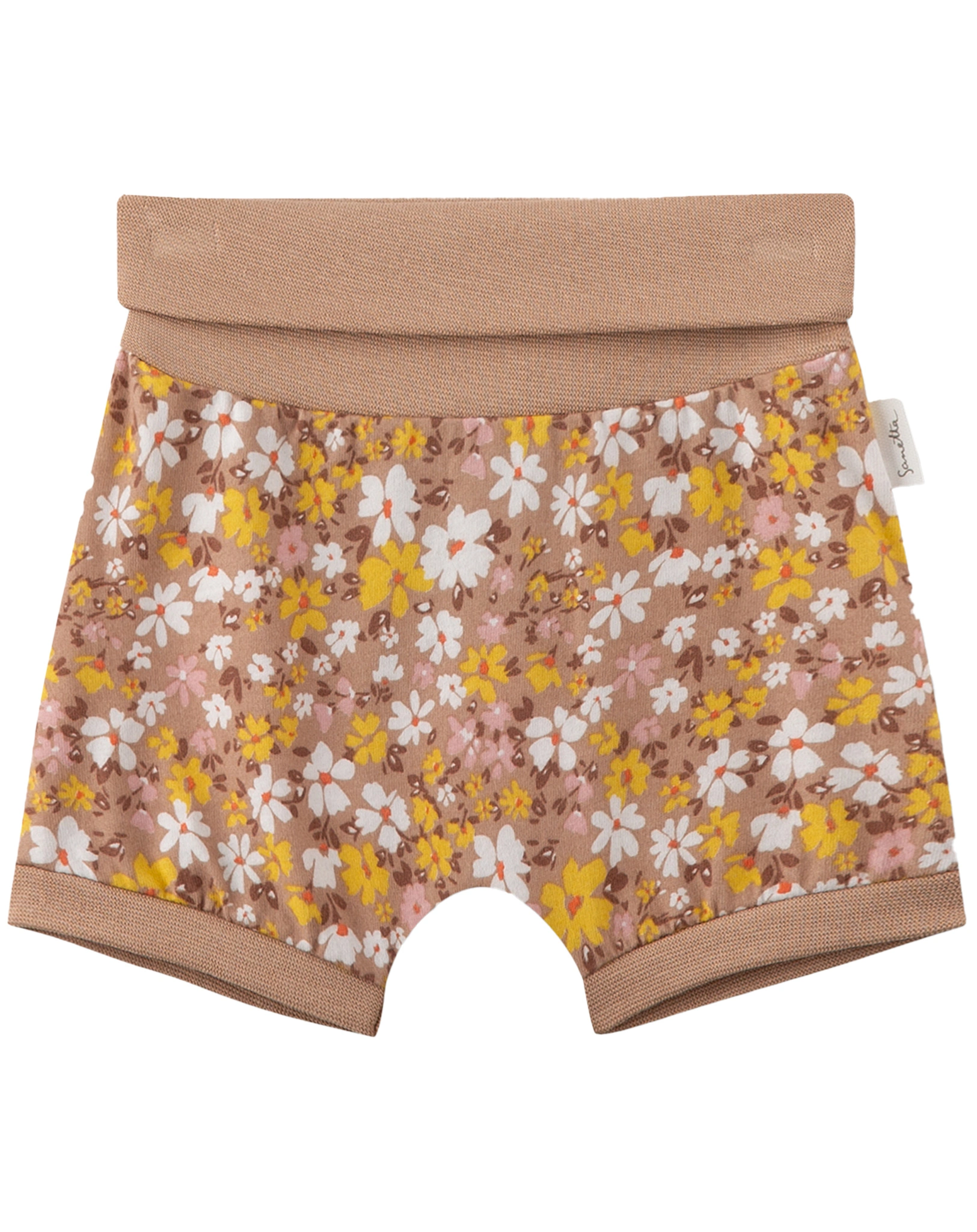 Schlupfhose COTTON FLOWERS in almond