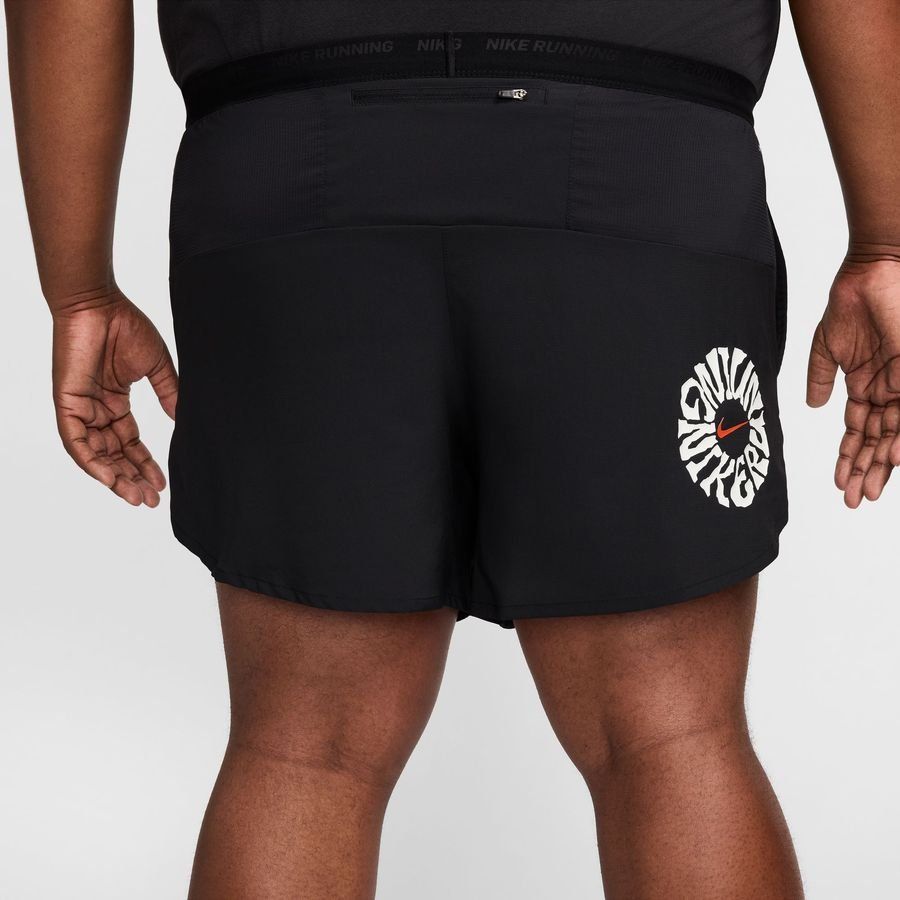 Nike Short Running Dri-FIT Stride Energy - Noir/Bleu