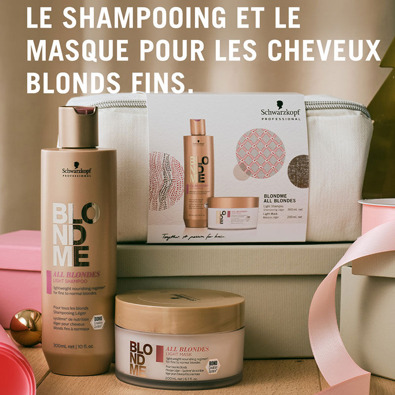 Rituel léger pour cheveux blonds Blondme